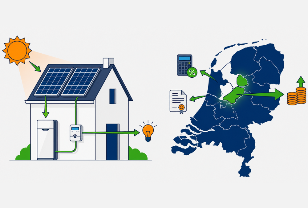 Subsidies en fiscale regelingen voor laadpalen, thuisbatterijen en zonnepanelen in 2026